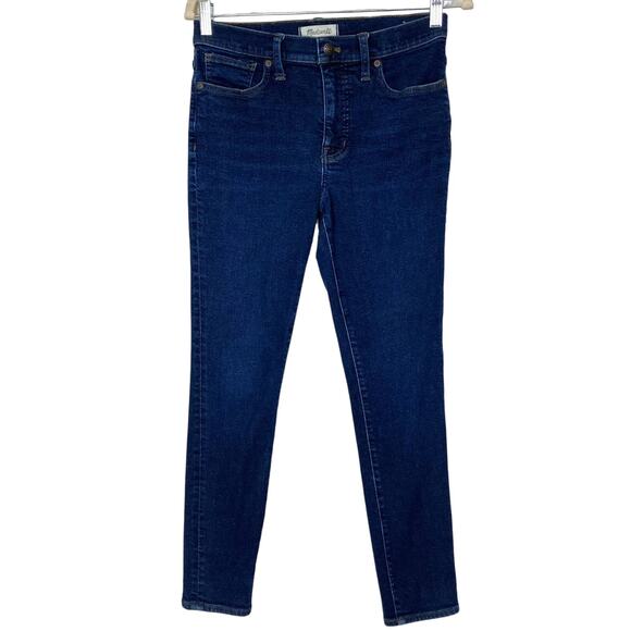 Madewell Mid Rise Lean Skinny Jeans Women's Size 28 Medium Blue Orland Wash - Picture 3 of 16